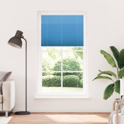 Berkfield Home Pleated Blind Blue 105x200 cm Fabric Width 104.4 cm Polyester - thumbnail 3