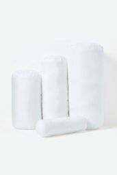 Homescapes Super Microfibre Bolster Cushion - Luxury Cushion Filler & Inserts in White - Size: 30 cm x 18 cm - thumbnail 3