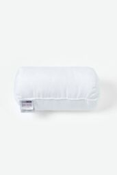 Homescapes Super Microfibre Bolster Cushion - Luxury Cushion Filler & Inserts in White - Size: 30 cm x 18 cm