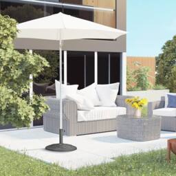OUTSUNNY 19KG Garden Parasol Base Stand Metal Patio Sun Umbrella Holder Resin in Bronze