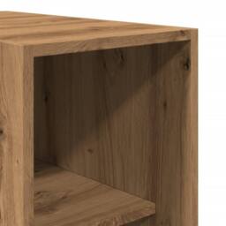 Berkfield Home Wardrobe Artisian Oak 30x50x200 cm Engineered Wood in Brown - Size: 30 x 50 x 200 cm - thumbnail 7