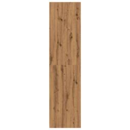 Berkfield Home Wardrobe Artisian Oak 30x50x200 cm Engineered Wood in Brown - Size: 30 x 50 x 200 cm - thumbnail 5