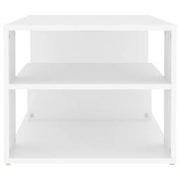Berkfield Home Coffee Table White 100x50x40 cm Engineered Wood - Size: 100 x 50 x 40 cm - thumbnail 5