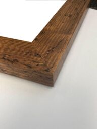 Frames & Mirrors 4U Metro Vintage Wood Frame with Red Mount A4 Image Size 9 x 6 in Walnut - thumbnail 3