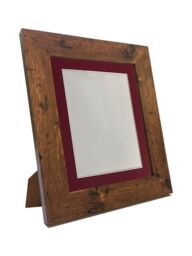 Frames & Mirrors 4U Metro Vintage Wood Frame with Red Mount A4 Image Size 9 x 6 in Walnut - thumbnail 4