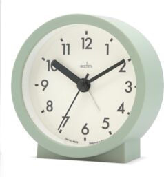 Acctim Gaby Small Analogue Contemporary Beside Alarm Clock in Green - thumbnail 3