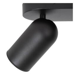 Lucide 'PUNCH' Dimmable Tiltable Adjustable Twin Ceiling Spotlight 2xGU10 in Black - thumbnail 5