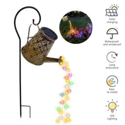 KORVIXA Warm light Solar Watering Can Lights Garden in Bronze - Size: 100 cm - thumbnail 2