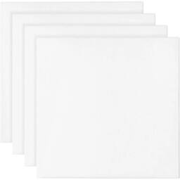 SPETLEK 4 Pack Canvas Set-White Painting for Acrylic, Oil & Watercolor Artist in White