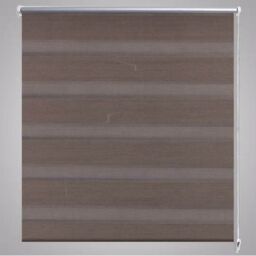 Berkfield Home Zebra Blind 70 x 120 cm Coffee in Brown - thumbnail 4