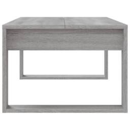 Berkfield Home Modern Coffee Table Grey Sonoma 102x50x35 cm Engineered Wood - Size: 102 x 50 x 35 cm - thumbnail 5