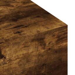 Berkfield Home Coffee Table Smoked Oak 100x49.5x31 cm Engineered Wood in Brown - thumbnail 8