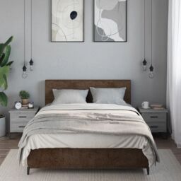 Berkfield Home Bedside Cabinets 2 pcs Grey Sonoma 40x41x40 cm Engineered Wood - Size: 40 x 41 x 40 cm - thumbnail 3