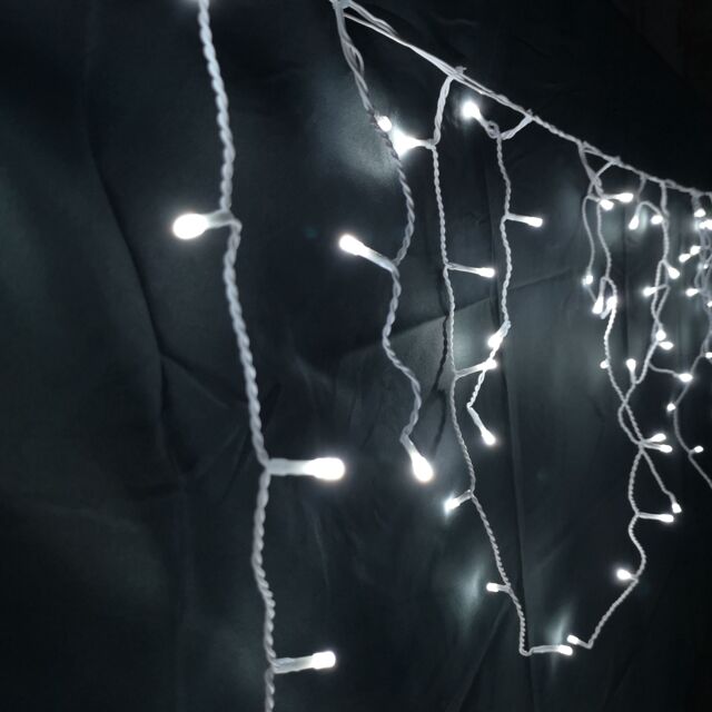 Samuel Alexander 11.5m 460 LED Frosted IcicleBrights Christmas String Lights in White - image 1