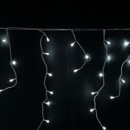 Samuel Alexander 11.5m 460 LED Frosted IcicleBrights Christmas String Lights in White - thumbnail 3
