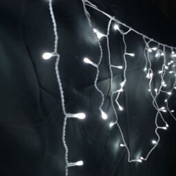 Samuel Alexander 11.5m 460 LED Frosted IcicleBrights Christmas String Lights in White - thumbnail 1