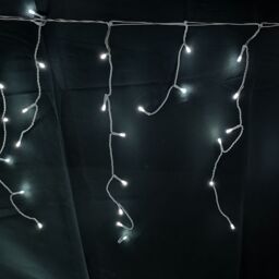 Samuel Alexander 11.5m 460 LED Frosted IcicleBrights Christmas String Lights in White - thumbnail 2