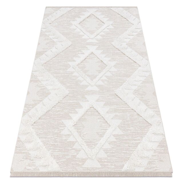 RugsX Moroc Rug in Beige - Size: 155 cm x 220 cm - image 1