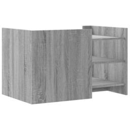 Berkfield Home Coffee Table Grey Sonoma 80x50x50 cm Engineered Wood - Size: 80 x 50 x 50 cm - thumbnail 6
