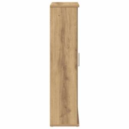 Berkfield Home Bathroom Cabinet with Roll Holder Artisan Oak 39x22x90 cm in Brown - Size: 39 x 22 x 90 cm - thumbnail 6
