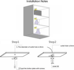 ATEK 9 Pack Under Cabinet Lights, LED Motion Sensor Lights Indoor, Dimmable Under Cupboard Kitchen Lights, Stick on Magnetic Wardrobe in Silver - thumbnail 9