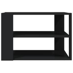 Berkfield Home Decorative Coffee Table Black 59.5x59.5x40 cm Engineered Wood - thumbnail 4