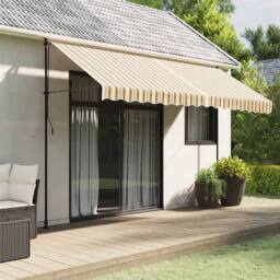 Berkfield Home Replacement Fabric for Awning Multicolour Stripe 4x3.5 m - thumbnail 2
