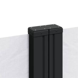 Berkfield Home Retractable Side Awning White 160x1000 cm - thumbnail 7