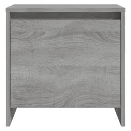 Berkfield Home Elegant Bedside Cabinet Grey Sonoma 45x34x44.5 cm Engineered Wood - thumbnail 4
