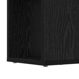 Berkfield Home Elegant Entertainment Centre Black oak Engineered wood 80 x 24 x - thumbnail 9