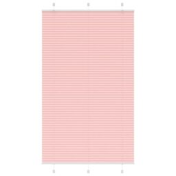 Berkfield Home Pleated Blind Pink 115x200 cm Fabric Width 114.4 cm Polyester - thumbnail 1