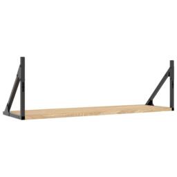 Berkfield Home Beautiful Wall Shelves 2 pcs Sonoma Oak 80x25x25.5 cm Engineered wood in Natural - thumbnail 7