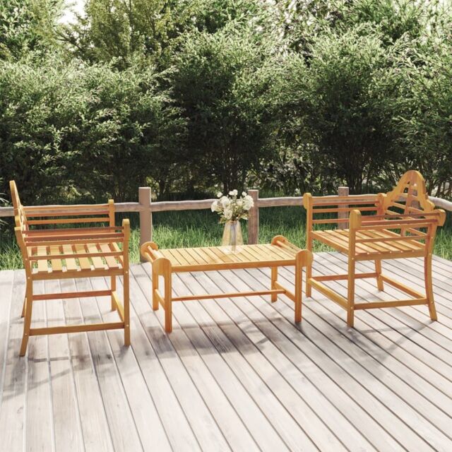 Berkfield Home Garden Chairs 2 pcs 91x62x94 cm Solid Wood Teak in Brown - Size: 91 x 62 x 94 cm - image 1