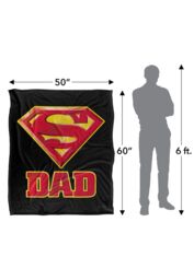 Superman Super Dad Silky Touch Super Soft Throw Blanket 152 X 127 cm in White - thumbnail 5