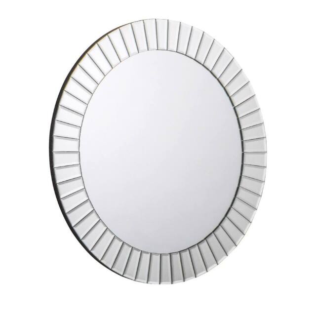 Cheshire Lunara Bevelled Glass Small Round Wall Mirror in Clear - image 1