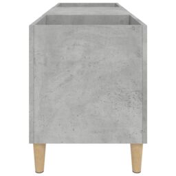 Berkfield Home Record Cabinet Concrete Grey 121x38x48 cm Engineered Wood - Size: 121 x 38 x 48 cm - thumbnail 6