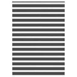 Berkfield Home Elegant Zebra Blind Black 165x200 cm Fabric Width 160.9 cm Polyester - thumbnail 2
