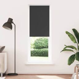 Berkfield Home Roller Blind Blackout Black 75x210 cm Fabric Width 70.7 cm Polyester - thumbnail 2