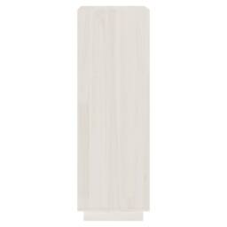 Berkfield Home Book Cabinet/Room Divider White 40x35x103 cm Solid Pinewood - Size: 40 x 35 x 103 cm - thumbnail 6