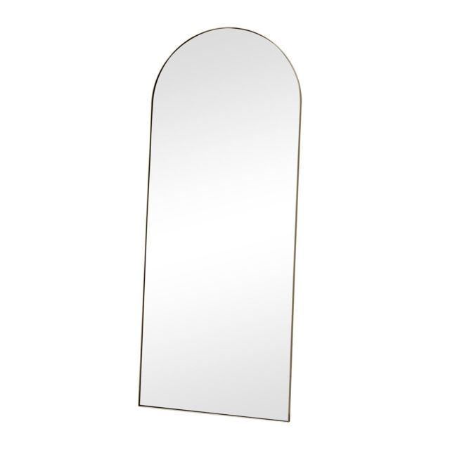 Melody Maison Large Gold Arched Leaner Mirror 150cm X 60cm - Size: 150 cm X 60 cm - image 1