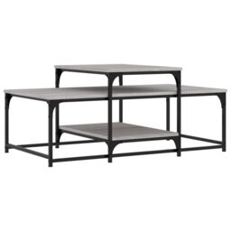 Berkfield Home Coffee Table Grey Sonoma 102x60x45 cm Engineered Wood - Size: 102 x 60 x 45 cm - thumbnail 2