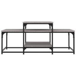 Berkfield Home Coffee Table Grey Sonoma 102x60x45 cm Engineered Wood - Size: 102 x 60 x 45 cm - thumbnail 4