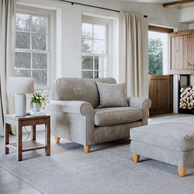 The Great Sofa Company Flora Snuggle Chair Glory Beige - image 1