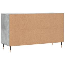 Berkfield Home Shoe Cabinet Concrete Grey 102x36x60 cm Engineered Wood - Size: 102 x 36 x 60 cm - thumbnail 6