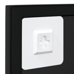 Berkfield Home Wall Mirrors 6 pcs Black 100x60 cm Metal - thumbnail 6