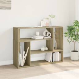 Berkfield Home TV Cabinets 2 pcs Sonoma Oak 100x30x50 cm Engineered Wood in Brown - Size: 100 x 30 x 50 cm - thumbnail 4
