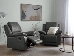 Home Garden Direct Scylla Recliner Sofa Set Power Reclining Sofas in Grey - Size: 3 Seater - thumbnail 5