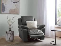 Home Garden Direct Scylla Recliner Sofa Set Power Reclining Sofas in Grey - Size: 3 Seater - thumbnail 3