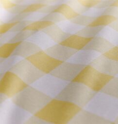 Portfolio Living Gingham Duvet Cover Set in Yellow - Size: Double - thumbnail 3