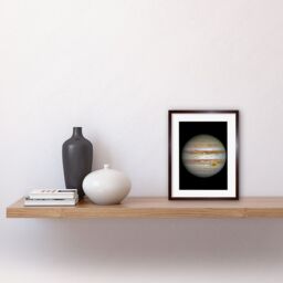 Artery8 Wall Art Print Hubble Space Astronomy Jupiter WFC3/UVIS Largest Planet In Our Solar System Great Red Spot View Anticyclone & Colourful - thumbnail 2